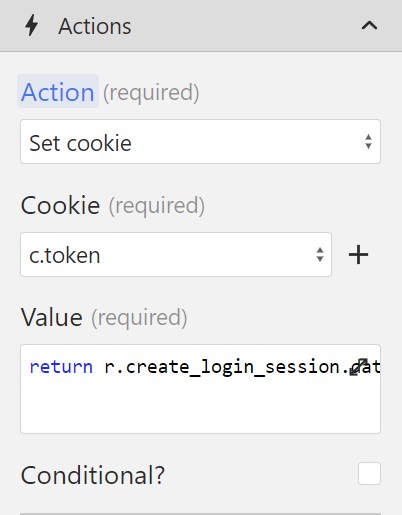 Set cookie