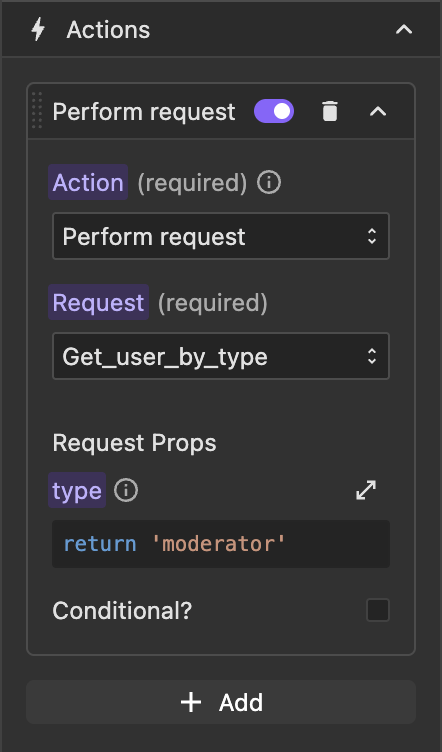 Filling prop values