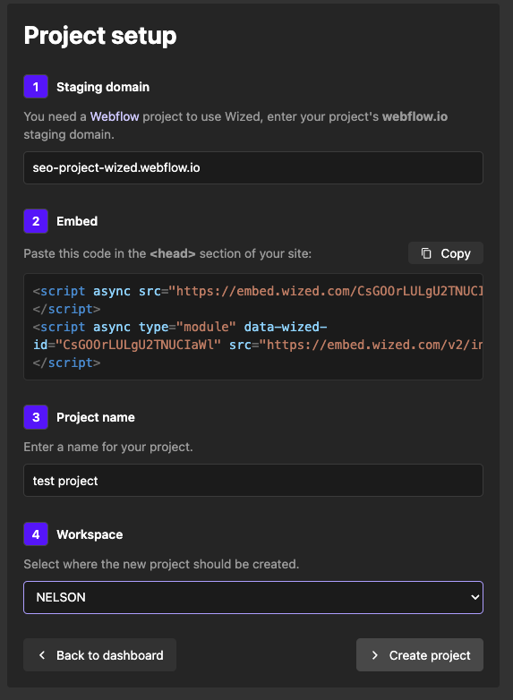 create-project