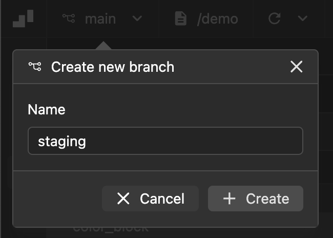 Create Branch