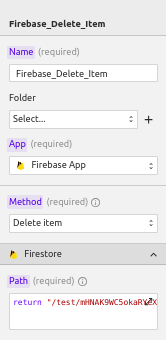 Delete Item Firebase