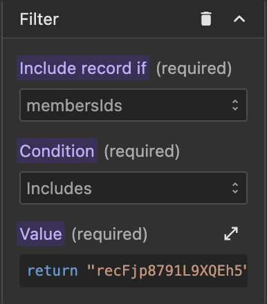 Reference Field Configuration