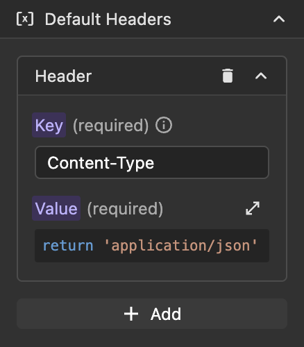 rest default headers