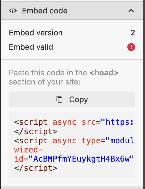 Embed code