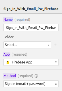 Sign in Firebase