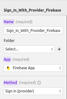 Sign in with OAuth Firebase