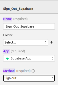 Sign Out Supabase