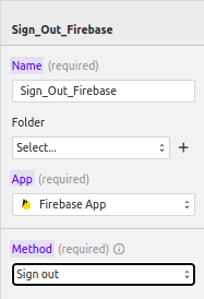 Sign Out Firebase