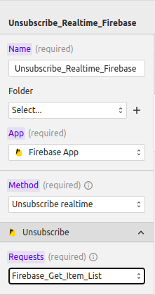 Unsubscribe realtime Firebase