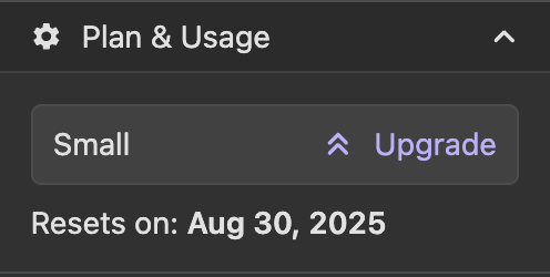 Wized Plan Upgrade