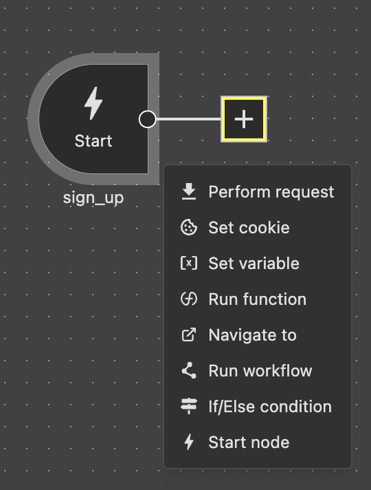 Create and link node
